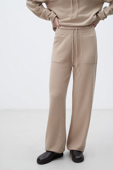 Cashmere and wool knit pants - BRUSNIKA Women Clothes