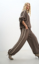 Trousers with stripes - BRUSNIKA. Women clothes