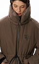 Parka with synthetic filling and an additional collar - BRUSNIKA. Women clothes