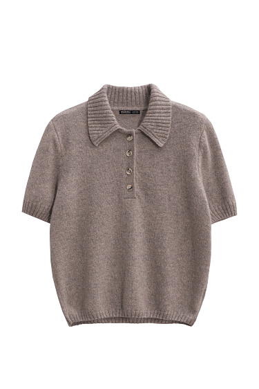 Fox Down Polo - BRUSNIKA Women Clothes