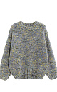 Melange jumper made of alpaca yarn - BRUSNIKA. Women clothes