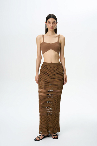 Knit maxi skirt - BRUSNIKA Women Clothes