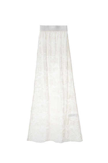 Lace skirt made of super kid mohair and baby alpaca - BRUSNIKA Women Clothes