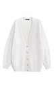 Long fox down cardigan - BRUSNIKA. Women clothes