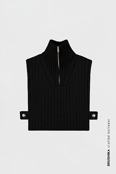 Crop knit vest - BRUSNIKA Women Clothes