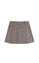 Gingham mini Skirt - BRUSNIKA. Women clothes