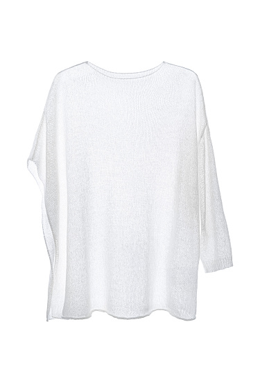 Asymmetrical jumper with one sleeve - BRUSNIKA Women Clothes