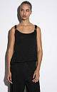 Top with lurex and decorative straps - BRUSNIKA. Women clothes