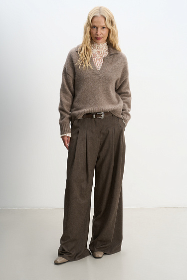 Fox down jumper - BRUSNIKA Women Clothes