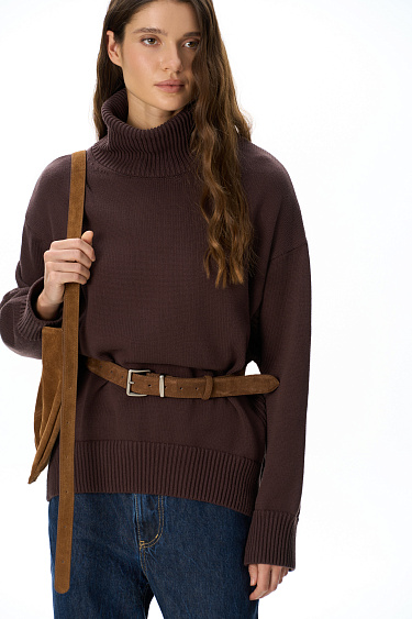 High collar jumper - BRUSNIKA Women Clothes