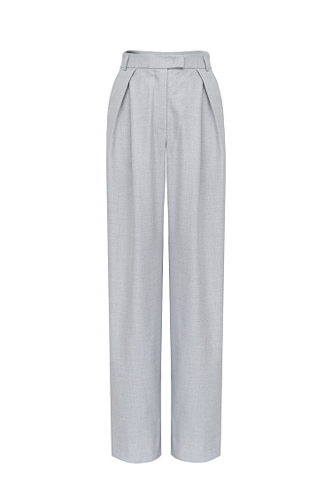 Wide trousers with pleats - BRUSNIKA Women Clothes