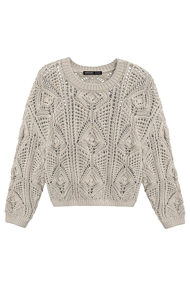 Openwork knit jumper - BRUSNIKA Women Clothes
