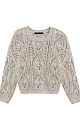 Openwork knit jumper - BRUSNIKA. Women clothes