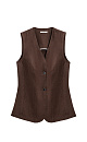Long-sleeved vest made of 100% linen - BRUSNIKA. Women clothes