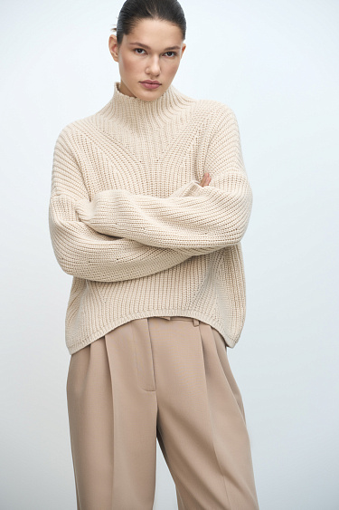 Alpaca wool knit jumper - BRUSNIKA Women Clothes