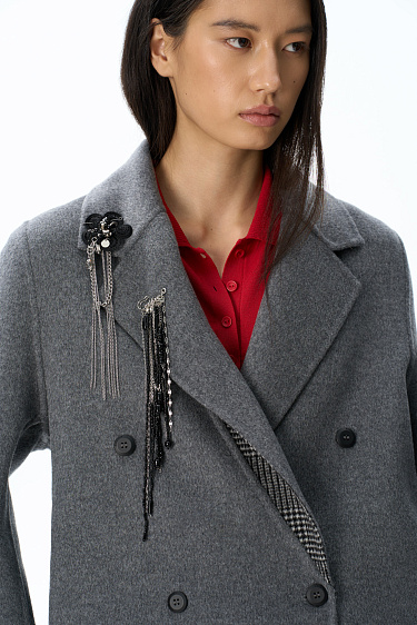Double-sided wool coat - BRUSNIKA Women Clothes
