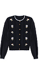 Cardigan with daisies - BRUSNIKA. Women clothes