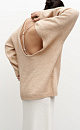 Open back jumper - BRUSNIKA. Women clothes