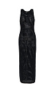 Knit cotton sundress with perforation - BRUSNIKA. Women clothes