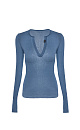 Cut-out long sleeve top - BRUSNIKA. Women clothes