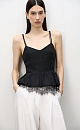 Linen top with peplum - BRUSNIKA. Women clothes