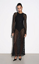 Lace maxi dress with sequins - BRUSNIKA. Women clothes