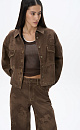 Denim shirt with horse print - BRUSNIKA. Women clothes