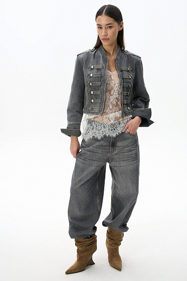 Straight jeans - BRUSNIKA Women Clothes
