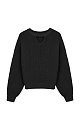 Cotton jumper with cutout - BRUSNIKA. Women clothes