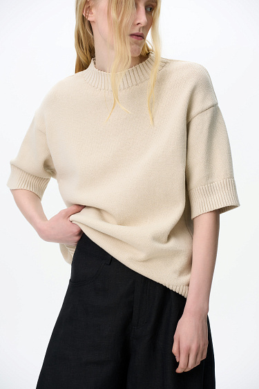 Cotton T-shirt - BRUSNIKA Women Clothes