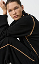 Knit jumper with stripes - BRUSNIKA. Women clothes