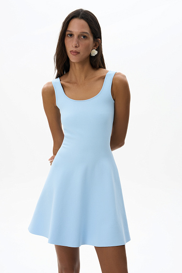 Knit mini dress - BRUSNIKA Women Clothes