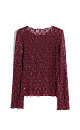 Lace longsleeve with sequins - BRUSNIKA. Women clothes