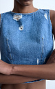Denim top - BRUSNIKA. Women clothes