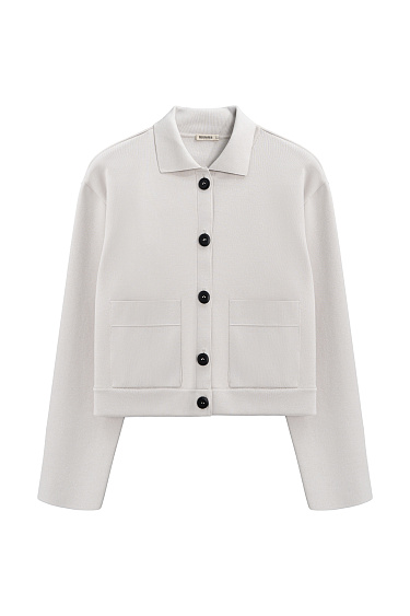 Cropped classic jacket - BRUSNIKA Women Clothes