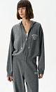 Knitted bomber made of wool - BRUSNIKA. Women clothes