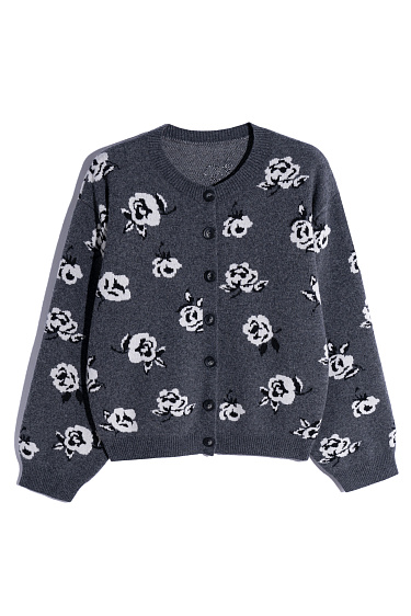 Floral print cardigan - BRUSNIKA Women Clothes