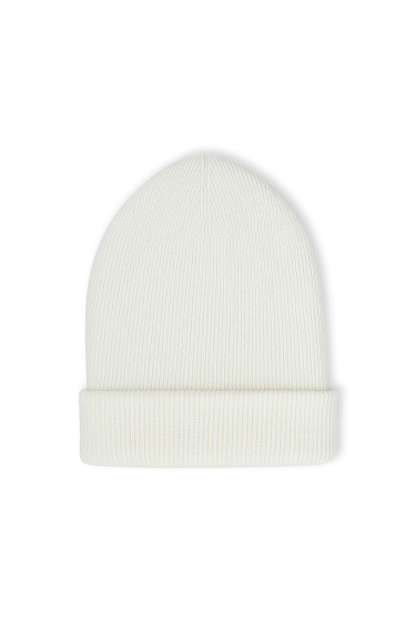 Hat with a foldover cuff - BRUSNIKA Women Clothes