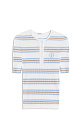 Striped Viscose T-shirt - BRUSNIKA. Women clothes