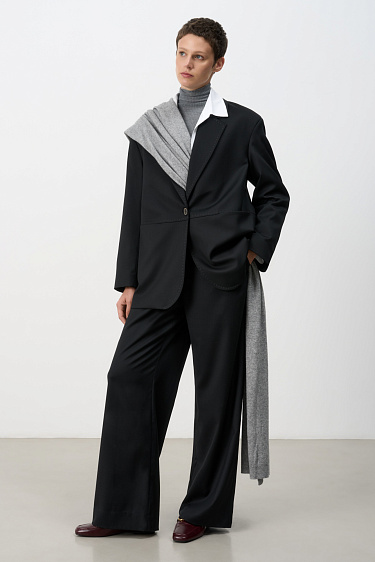 Wide trousers with drawstring - BRUSNIKA Women Clothes