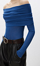 Knitted top with long sleeves - BRUSNIKA. Women clothes