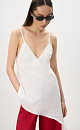 Asymmetric top made of 100% linen - BRUSNIKA. Women clothes