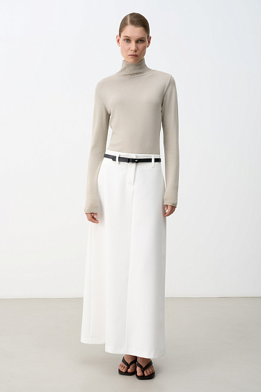 Turtleneck with a high collar - BRUSNIKA Women Clothes
