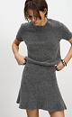 Mini skirt made of fox fur - BRUSNIKA. Women clothes