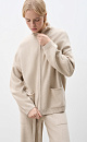 Cashmere and wool sports bomber jacket - BRUSNIKA. Women clothes