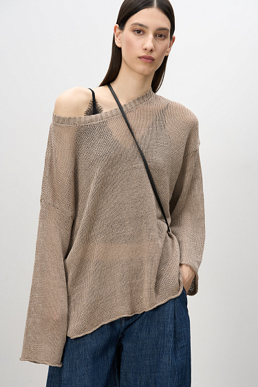 Semi-sheer jumper - BRUSNIKA Women Clothes