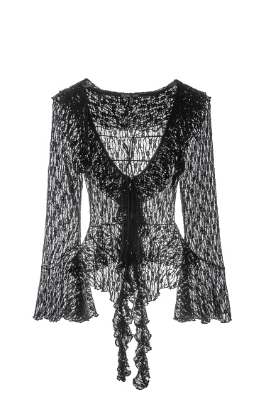 blouse with ruffles - BRUSNIKA Women Clothes