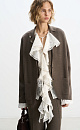 Single-breasted merino wool jacket - BRUSNIKA. Women clothes
