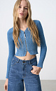 Knitted cotton cardigan - BRUSNIKA. Women clothes