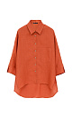 Shirt with an elongated back - BRUSNIKA. Women clothes
